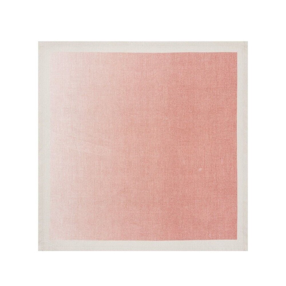 Better Homes & Gardens Ombre Fabric Napkins Cotton Pale to Dark Pink Set of 4